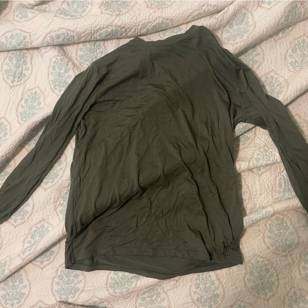 Ibex paradox long sleeve medium - fig leaf Heather